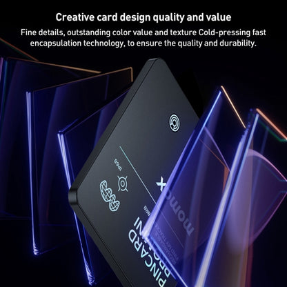 MOMAX PINCARD BR8 Card Wireless Charging Positioning Anti-lost Device(Black) by MOMAX