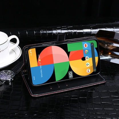 For Google Pixel 8 Pro idewei Crocodile Texture Leather Phone Case(Black) by idewei