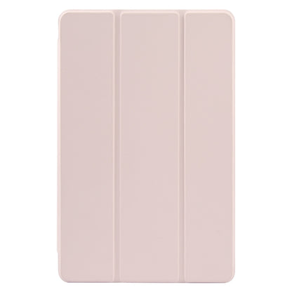 For Honor Pad GT Pro Tri-fold Silicone Leather Tablet Case(Pink) by bashfashion