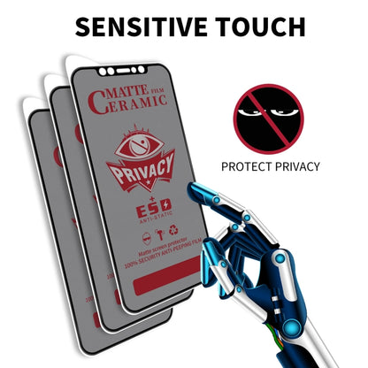 For iPhone 14 Pro Full Coverage Frosted Privacy Ceramic Film by bashfashion