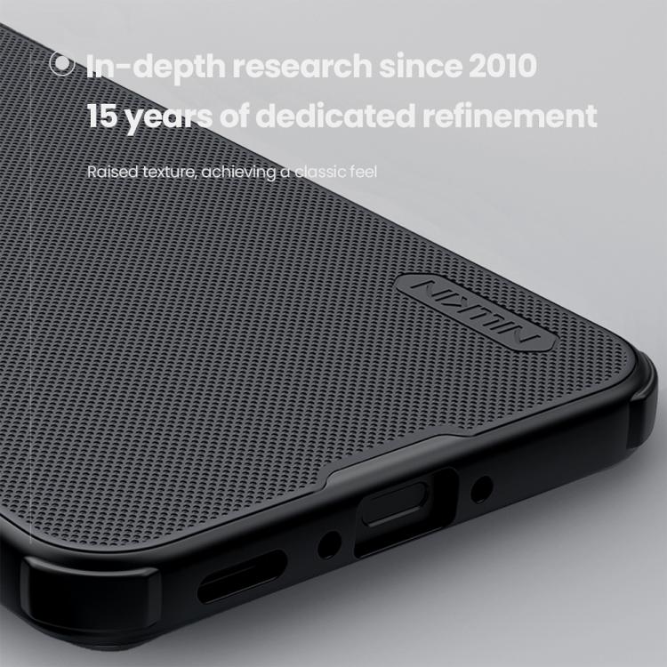 For Samsung Galaxy A56 5G NILLKIN Frosted Shield Pro Magnetic Phone Case(Black) by NILLKIN