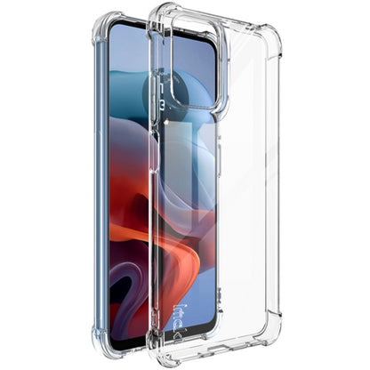 For Motorola Moto G04 4G/G24 4G imak Shockproof Airbag TPU Phone Case(Transparent) by imak