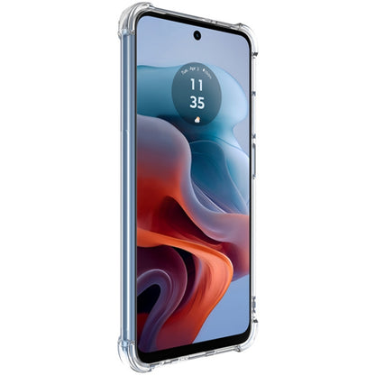 For Motorola Moto G04 4G/G24 4G imak Shockproof Airbag TPU Phone Case(Transparent) by imak