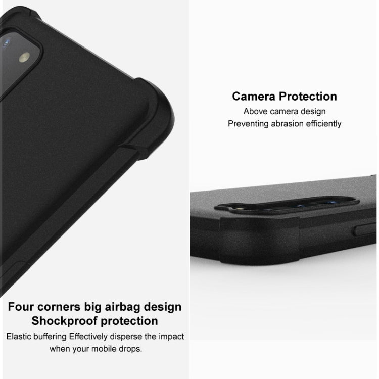 For ZTE nubia Z60 Ultra 5G imak Shockproof Airbag TPU Phone Case(Matte Black) by imak