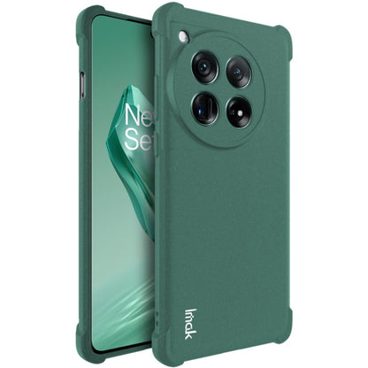 For OnePlus 12 5G imak Shockproof Airbag TPU Phone Case(Matte Green) by imak