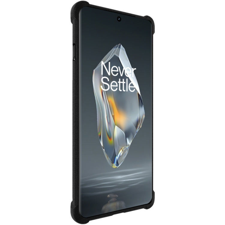 For OnePlus Ace 3 5G imak Shockproof Airbag TPU Phone Case(Matte Black) by imak