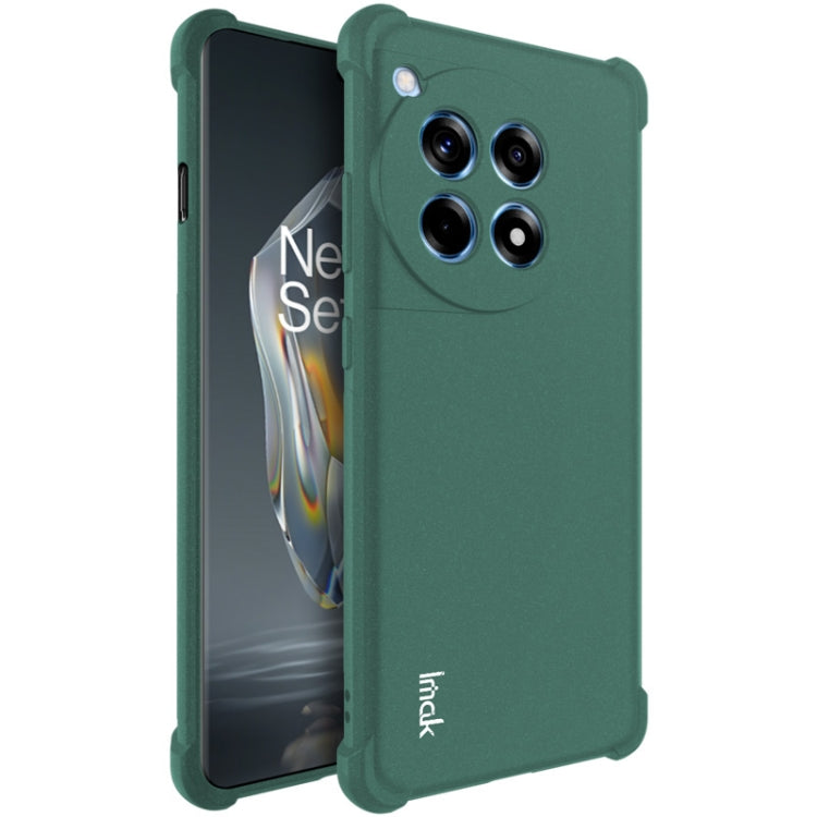 For OnePlus Ace 3 5G imak Shockproof Airbag TPU Phone Case(Matte Green) by imak