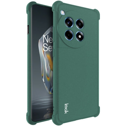 For OnePlus Ace 3 5G imak Shockproof Airbag TPU Phone Case(Matte Green) by imak