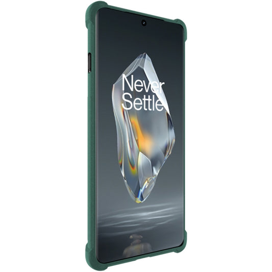 For OnePlus Ace 3 5G imak Shockproof Airbag TPU Phone Case(Matte Green) by imak