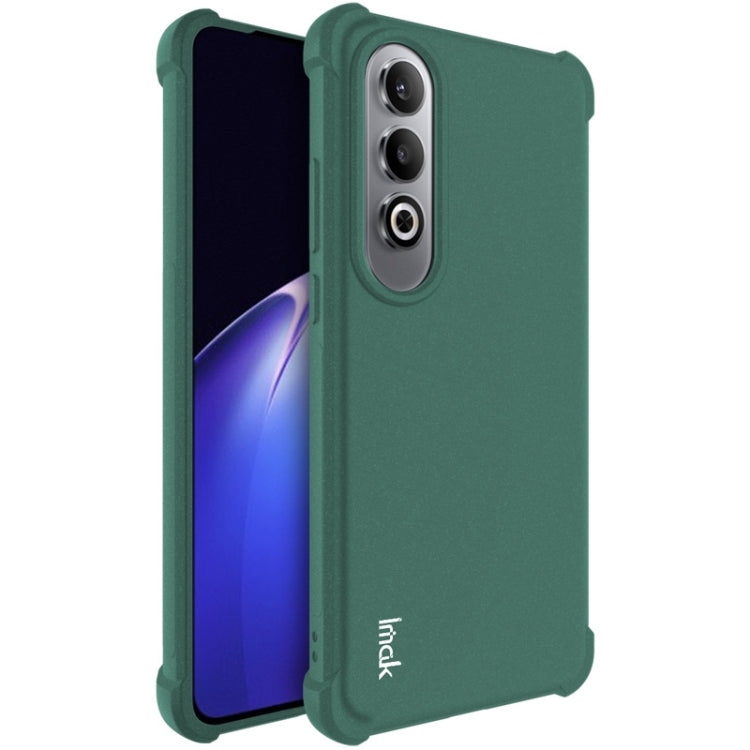 For OnePlus Nord CE4 5G / OPPO K12 5G imak Shockproof Airbag TPU Phone Case(Matte Green) by imak