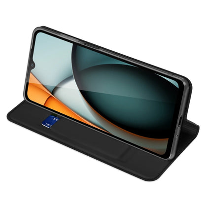 For Xiaomi Redmi A3 DUX DUCIS Skin Pro Series Flip Leather Phone Case(Black) by DUX DUCIS