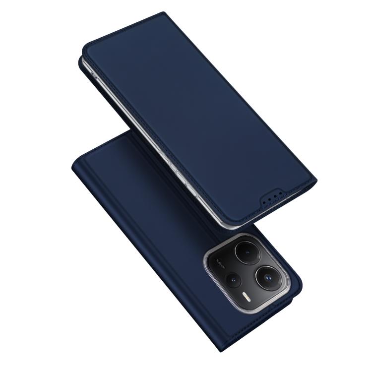 For Redmi Note 14 4G 163.25mm DUX DUCIS Skin Pro Series Flip Leather Phone Case(Blue) by DUX DUCIS