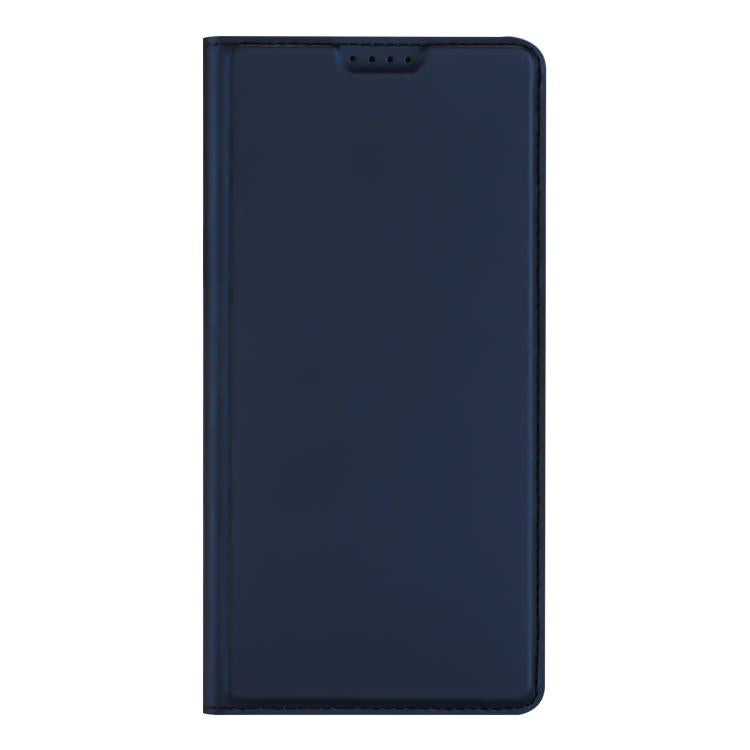 For Redmi Note 14 4G 163.25mm DUX DUCIS Skin Pro Series Flip Leather Phone Case(Blue) by DUX DUCIS