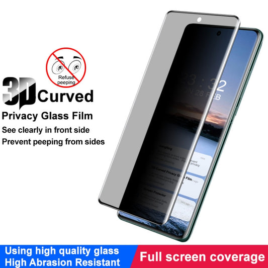 For vivo X100 5G/X100 Pro 5G IMAK 3D Curved Privacy Anti-glare Tempered Glass Film by imak