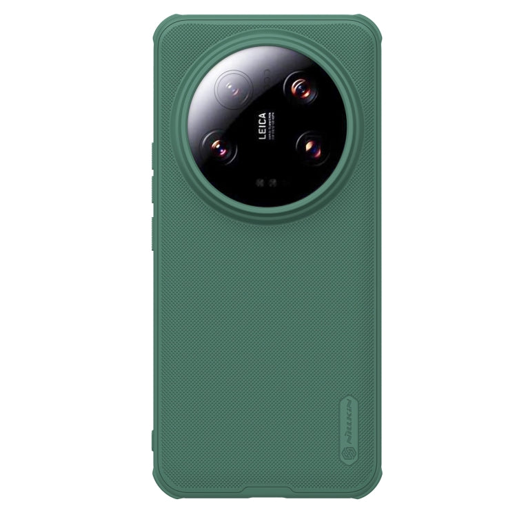 For Xiaomi 14 Ultra NILLKIN Super Frosted Shield Pro MagSafe Magnetic Phone Case(Green) by NILLKIN