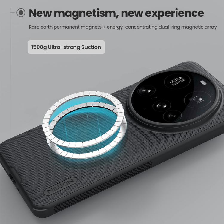 For Xiaomi 15 Ultra NILLKIN Super Frosted Shield Pro MagSafe Magnetic Phone Case(Black) by NILLKIN