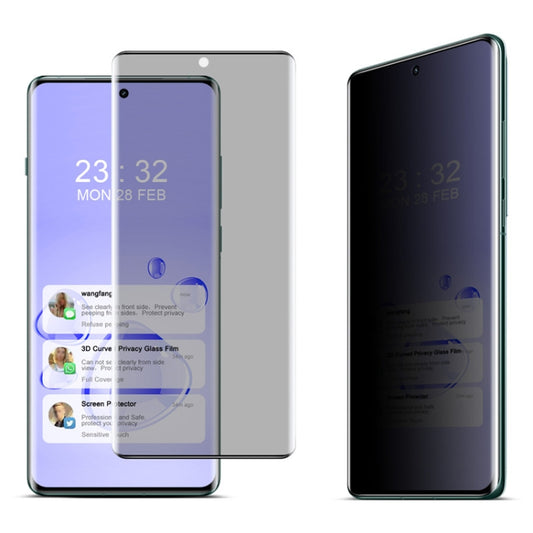 For OPPO Find X6 Pro 5G imak No Edge Version 3D Curved Privacy Full Screen Tempered Glass Film by imak