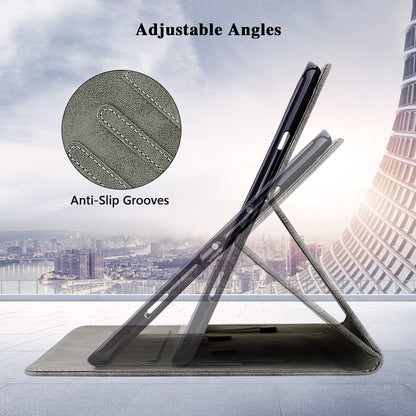 For Amazon Kindle Paperwhite 12th Gen 2024 Tiger Pattern Flip Leather Tablet Case(Grey) by bashfashion