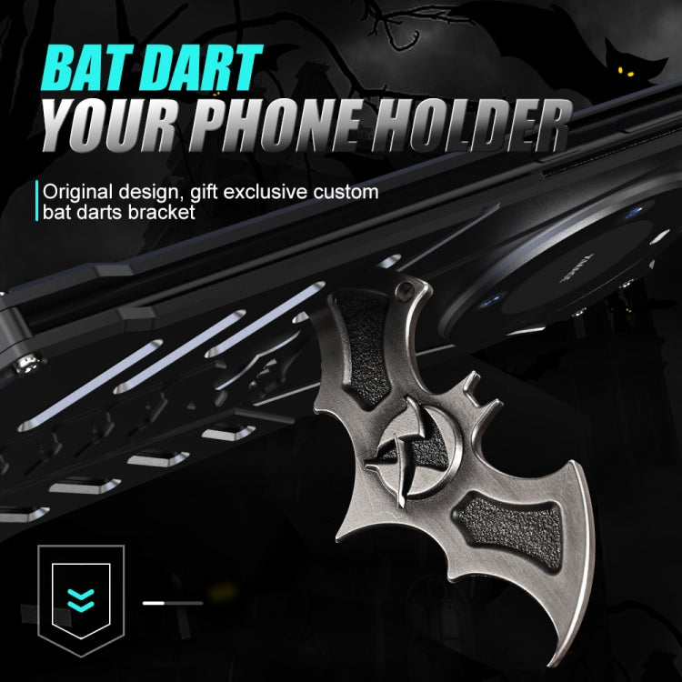 For Huawei Mate 60 Pro R-JUST Batman Metal Mobile Phone Protective Case(Black) by R-JUST