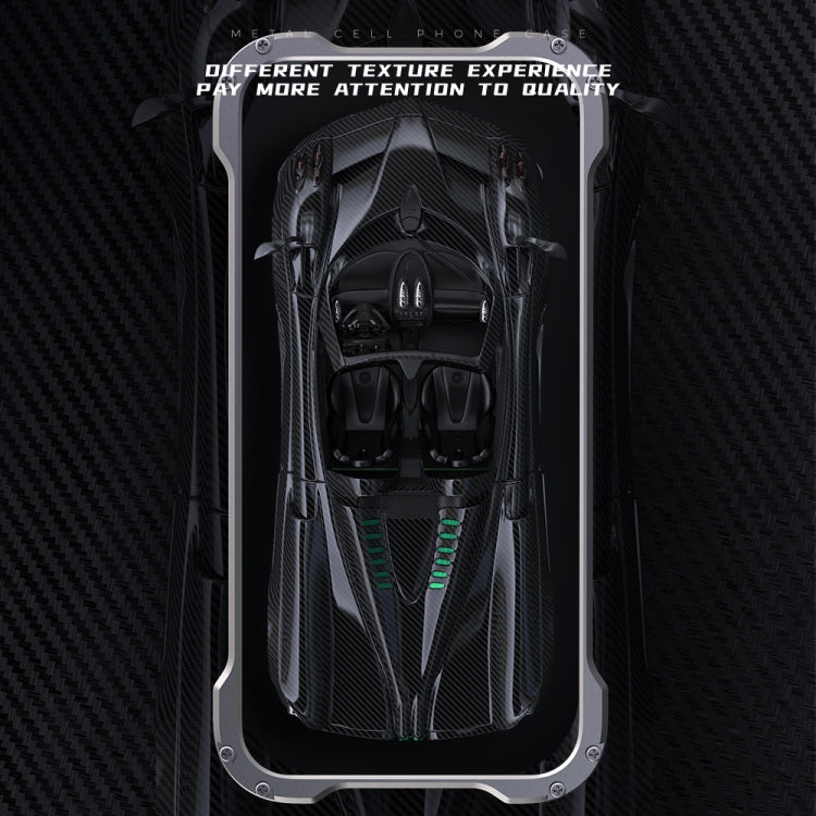 For Huawei Mate 60 R-JUST RJ51 Hollow Metal Phone Protective Case(Space Grey) by R-JUST