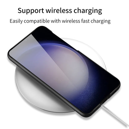 For Samsung Galaxy S24+ 5G GKK Ultra-thin Shockproof Phone Case with Holder(Silver) by GKK