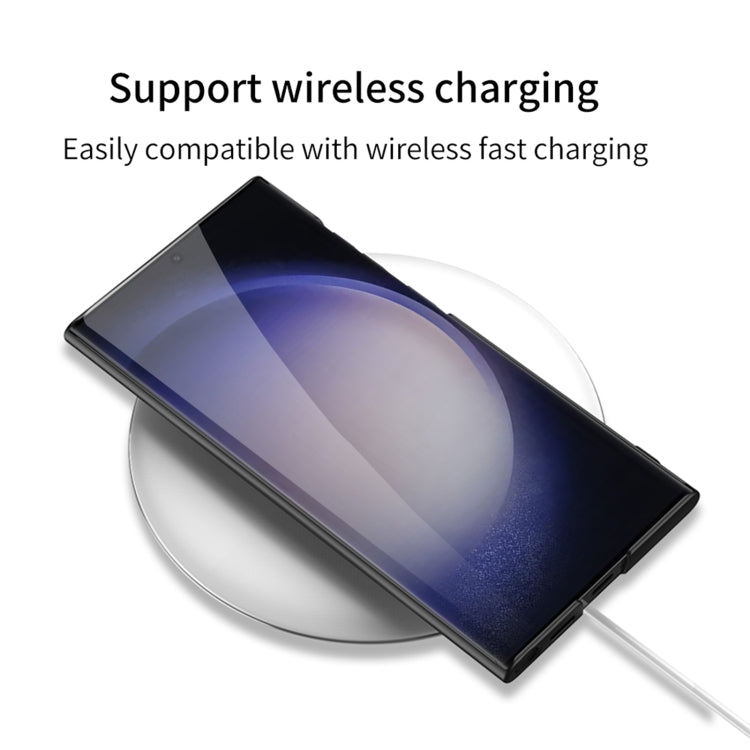 For Samsung Galaxy S24 Ultra 5G GKK Ultra-thin Shockproof Phone Case with Holder(Forest Green) by GKK