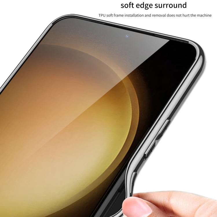 For Samsung Galaxy S24 5G GKK Plating TPU + Leather Supercar Full Coverage Phone Case(Grey) by GKK