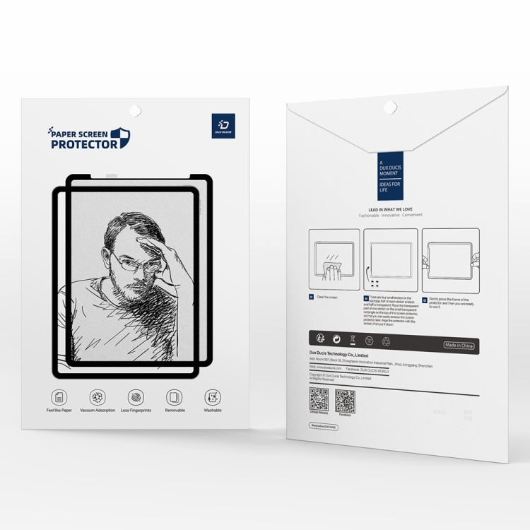 For iPad 2025 / 2022 DUX DUCIS Naad Series Removable Paper-like Screen Protector by DUX DUCIS