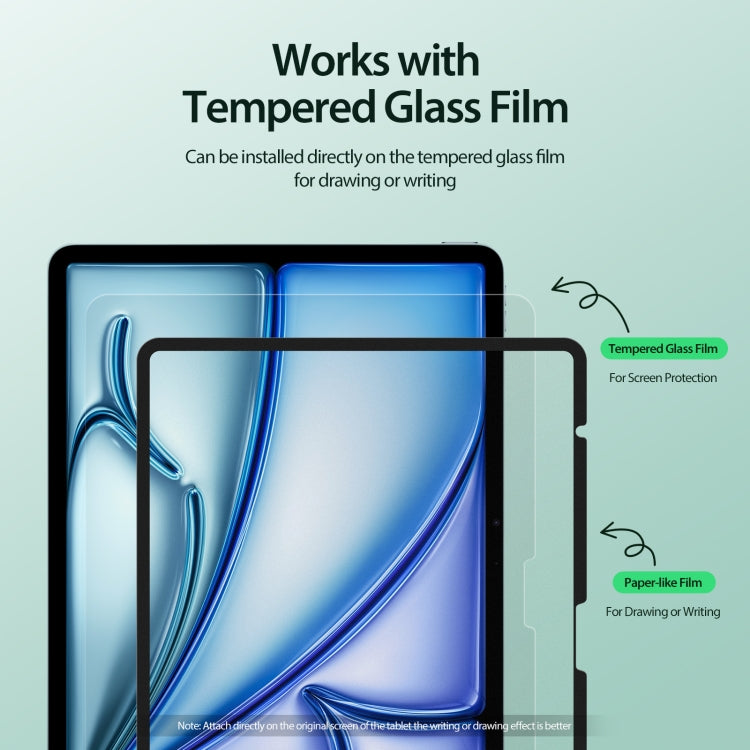 For iPad Air 13 2024 / 2025 DUX DUCIS Naad Series Removable Paper-like Screen Protector by DUX DUCIS