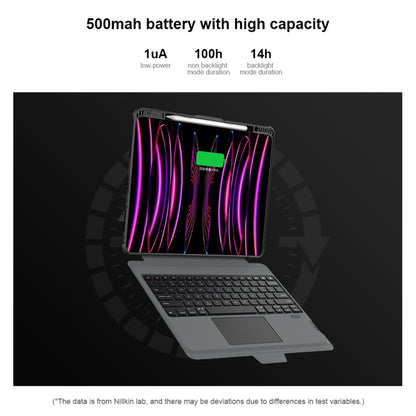 For iPad Pro 13 2024 Nillkin Backlit Version Bumper Link Keyboard Case by NILLKIN
