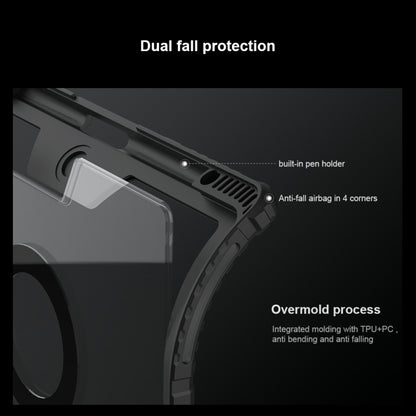 For iPad Pro 13 2024 Nillkin Backlit Version Bumper Link Keyboard Case by NILLKIN