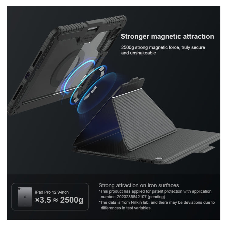 For iPad Pro 11 2024 Nillkin Backlit Version Bumper Link Keyboard Case by NILLKIN