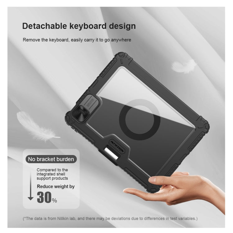 For iPad Pro 11 2024 Nillkin Backlit Version Bumper Link Keyboard Case by NILLKIN