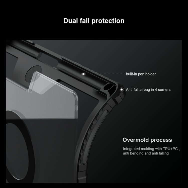 For iPad Pro 11 2024 Nillkin Backlit Version Bumper Link Keyboard Case by NILLKIN