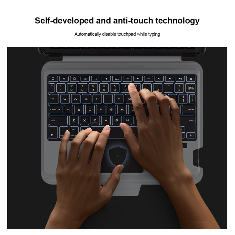 For iPad Pro 11 2024 Nillkin Backlit Version Bumper Link Keyboard Case by NILLKIN