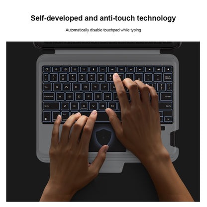 For iPad Pro 11 2024 Nillkin Backlit Version Bumper Link Keyboard Case by NILLKIN