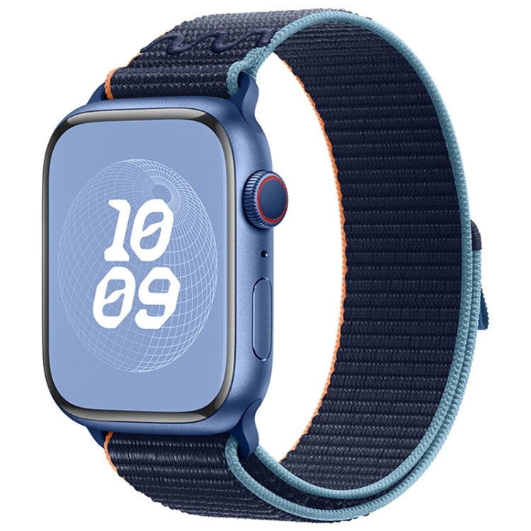 For Apple Watch Ultra 2 49mm Loop Nylon Watch Band(Dark Navy) by bashfashion