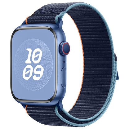 For Apple Watch Ultra 2 49mm Loop Nylon Watch Band(Dark Navy) by bashfashion