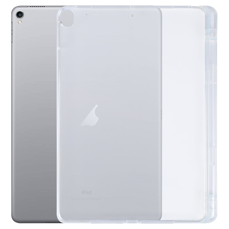 For iPad 10.2 / 10.5 Highly Transparent TPU Tablet Case with Pen Slot by bashfashion