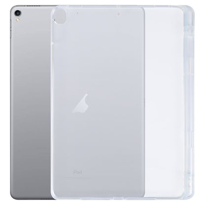 For iPad 10.2 / 10.5 Highly Transparent TPU Tablet Case with Pen Slot by bashfashion