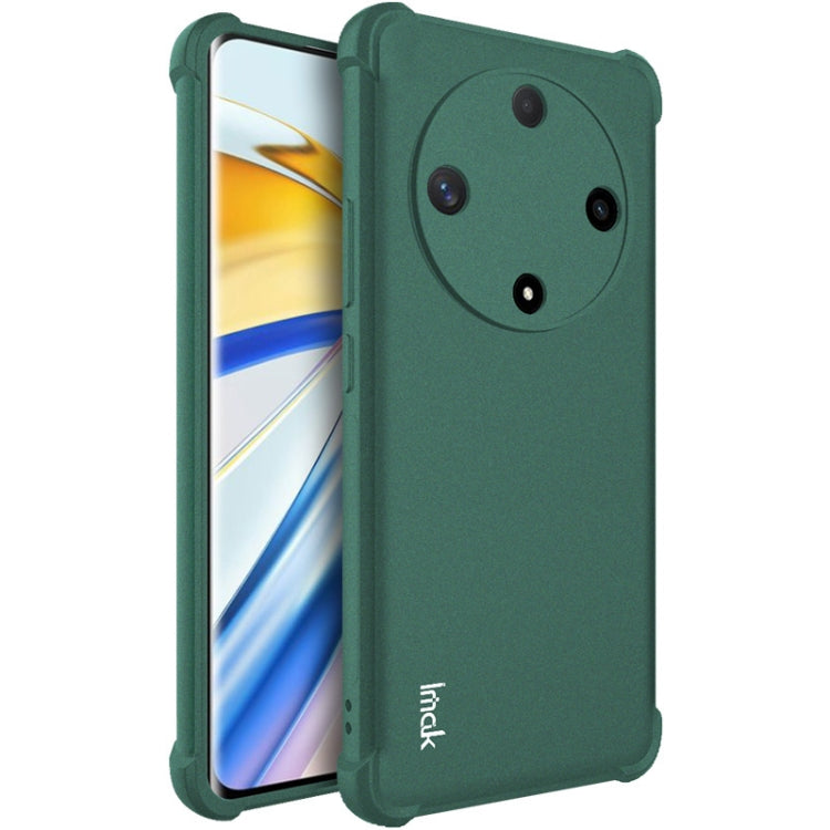 For Honor X9b 5G / Magic6 Lite 5G imak Shockproof Airbag TPU Phone Case(Matte Green) by imak