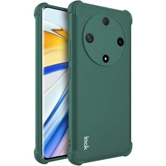 For Honor X9b 5G / Magic6 Lite 5G imak Shockproof Airbag TPU Phone Case(Matte Green) by imak