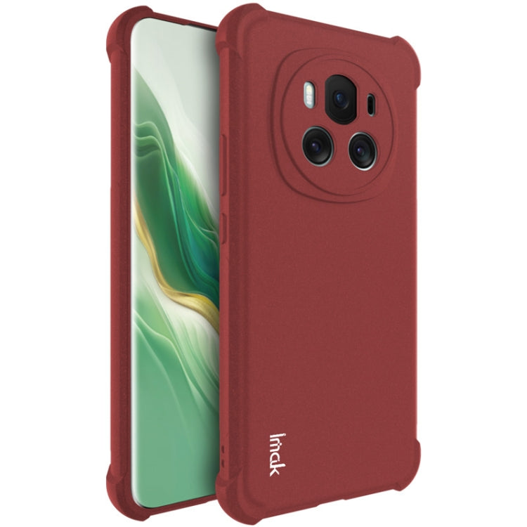 For Honor Magic6 5G imak Shockproof Airbag TPU Phone Case(Matte Red) by imak