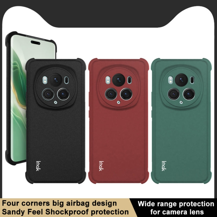 For Honor Magic6 Pro 5G imak Shockproof Airbag TPU Phone Case(Matte Green) by imak