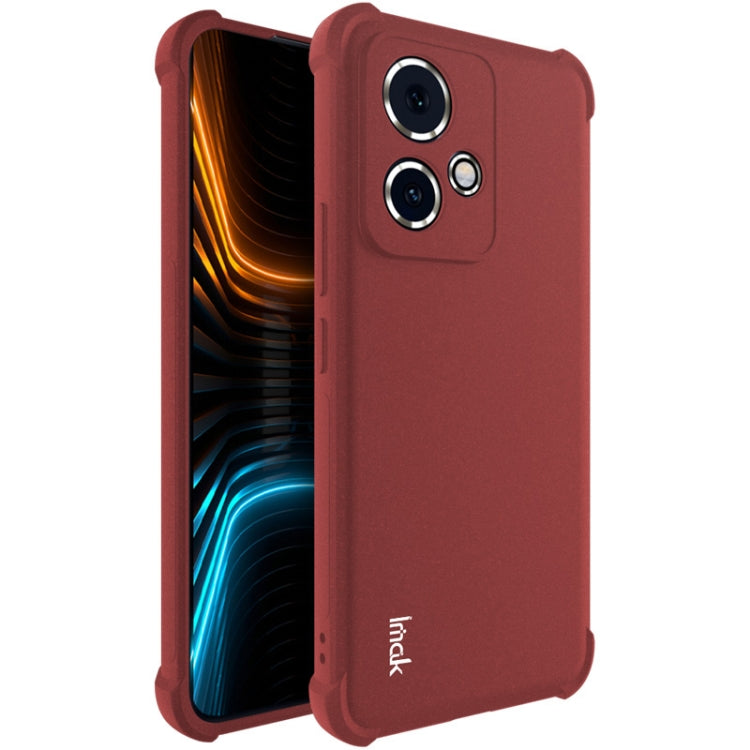 For Honor 90 GT 5G imak Shockproof Airbag TPU Phone Case(Matte Red) by imak