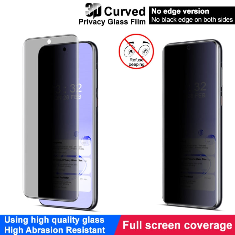 For Huawei Pura 70 Pro / 70 Pro+ imak No Edge Version 3D Curved Privacy Full Screen Tempered Glass Film by imak