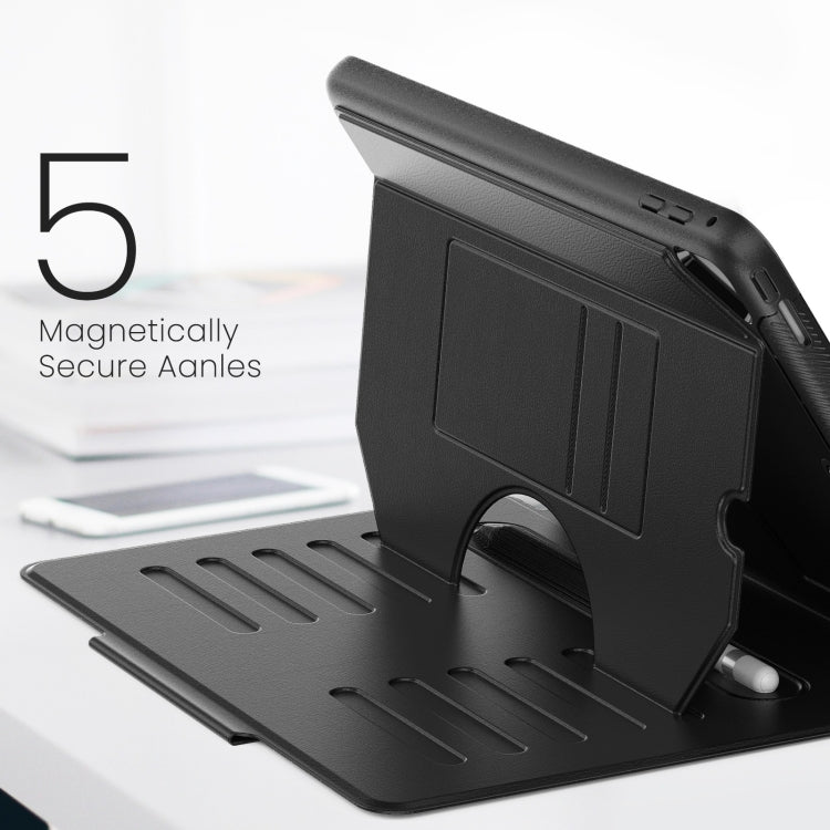 For iPad 9.7 2018 / 2017 / Air Notebook Magnetic Leather Tablet Case(Black) by bashfashion
