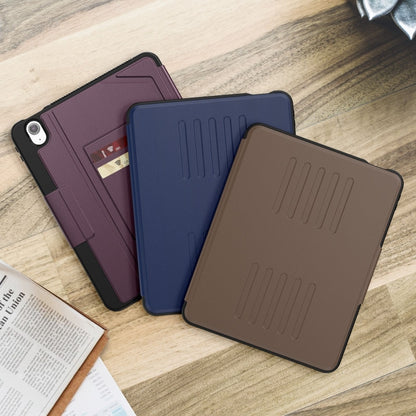 For iPad Air 11 2025 / 2024 Notebook Magnetic Leather Tablet Case(Purple) by bashfashion