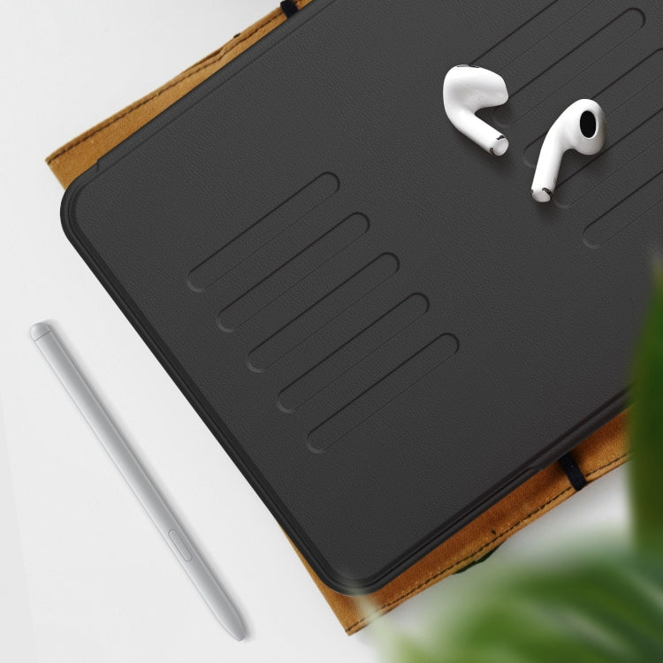 For iPad Pro 11 2025 / 2024 Notebook Magnetic Leather Tablet Case(Black) by bashfashion