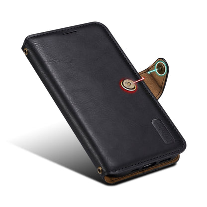 For Honor 90 Denior Cowhide Texture Wallet Style Leather Phone Case(Black) by Denior